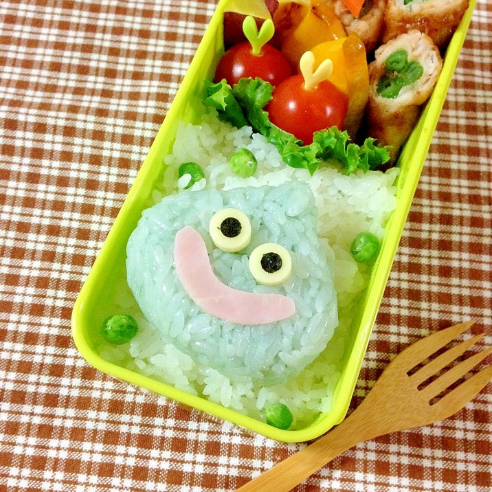 簡単キャラ弁☆ドラクエ　スライムのお弁当♪